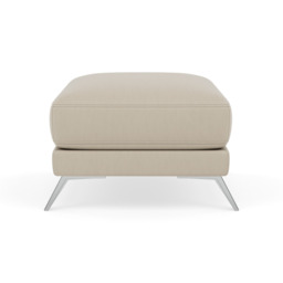 Zuco Footstool - Footstool Cat 25 - NC-041E SILVER GREY - thumbnail 1