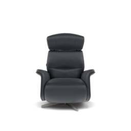 Nicoletti Happiness Recliner Armchair - Power Chair with Metal Base CB - Macao Blu-S 81