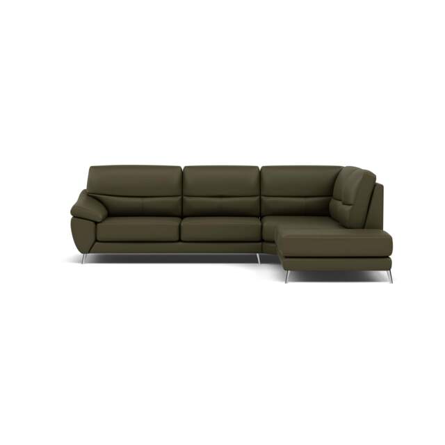 Bolero Corner Sofa - Combination 2 2 Piece Corner Right Terminal Cat 20S - Right Hand Facing - NWS-548E DARK OLIVE - image 1