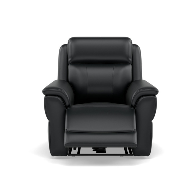 Juno Recliner Armchair - Power Recliner Chair Lumbar Support Cat 60 - Power with Power Lumbar & USB - Cat-60/25 Montana Charcoal - image 1