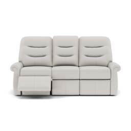 G Plan Holmes 3 Seater Recliner Sofa - 3 Seater Power Recliner Sofa (Left) Grade L - Left Hand Recliner - L840 Cambridge Chalk - thumbnail 1