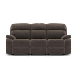 Galaxy 3 Seater Sofa - 3 Seater Fabric - FAB-MEG-51  DK TAUPE