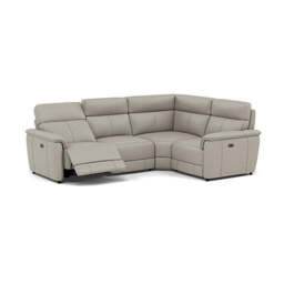 Orkney Small Corner Recliner Sofa - Combination 8 2.5 Corner 1.25 Power Cat 20S - Power Recliner with USB - BXS-946B FEATHER GREY - thumbnail 1