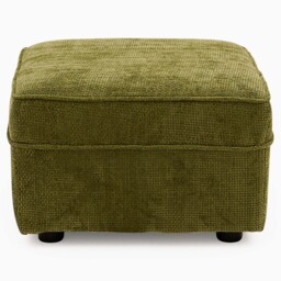 Harrogate Footstool - Foot Stool Grade B - 3863 : Butterscotch Otto Chunky Chenille Plain - thumbnail 1