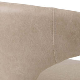 Eichholtz Voletta Accent Chair Valente Beige Faux Leather  Renato Ecru - Accent Chair Valente Beige Faux Leather  Renato Ecru - thumbnail 7