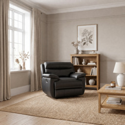 Tranquil Recliner Armchair - Power Recliner Chair Cat BX - Power Recliner with USB - BXS-036C NAVY - thumbnail 2