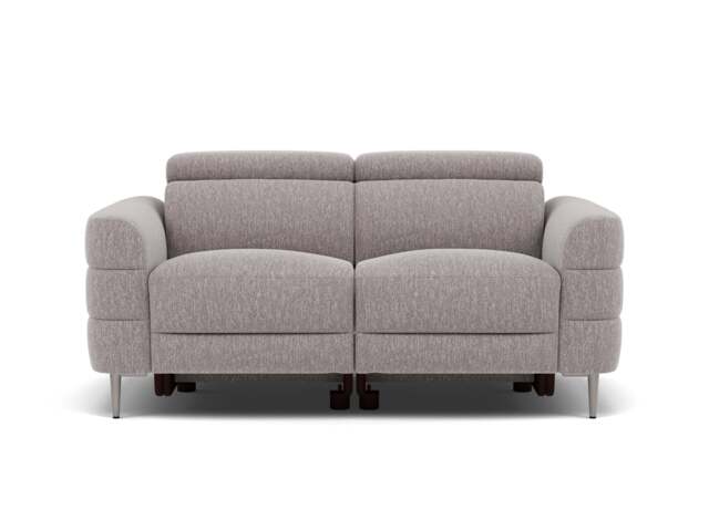 Hoy 2 Seater Sofa - 2 Str Static W/Manual Headrest Fabric - KB-1291-UK Amigo Granite - image 1