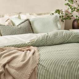 Hebden Green Duvet Cover Set - Hebden King Size Duvet Set Forest - thumbnail 2