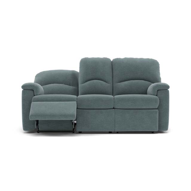 G Plan Chloe 3 Seater Recliner Sofa - 3 Seater Power Recliner Sofa (Right) Grade B - Right Hand Recliner - B925 Waffle Marine - image 1