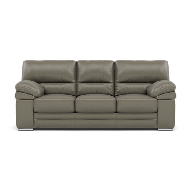 Gino 3 Seater Sofa - 3 Seater Sofa Cat 60 - Cat-60/20 Montana Pewter / Metal Feet - image 1
