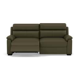 Eldon 3 Seater Power Recliner - 2.5 Seater Sofa 2 Power Recliners CAT20S - Power Recliner Power Footrest Headrest & USB - NWS-548E DARK OLIVE - thumbnail 1