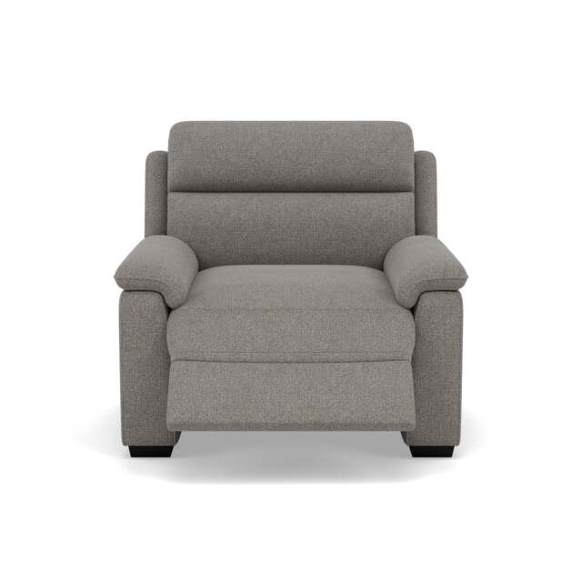 Eldon Recliner Armchair - Power Recliner Chair Fabric - Power Recliner with USB - FAB-MIL-451 PEWTER - image 1
