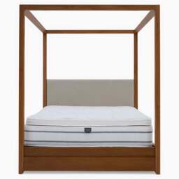 Serene Low Bedframe - 5' Low Food End Bed Oak / Oak Veneer - King - thumbnail 3