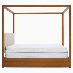 Serene Low Bedframe - 5' Low Food End Bed Oak / Oak Veneer - King - thumbnail 4
