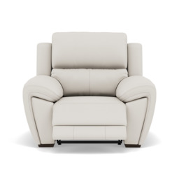 Echo Recliner Armchair - Power Recliner Chair Cat 25S - Power Recliner with USB - NCS-744D STAR WHITE