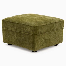 Harrogate Footstool - Foot Stool Grade B - 3755 : Mushroom Brodie Chenille - thumbnail 4