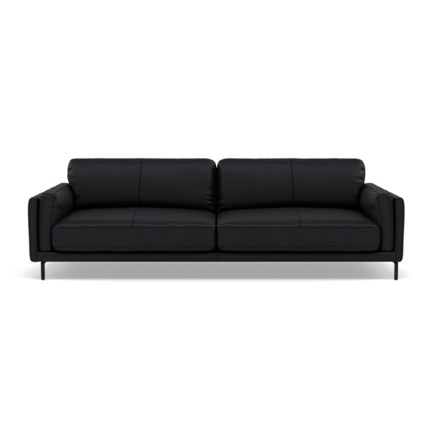 Morris 3 Seater Sofa - 2.5 Seater Sofa Cat 25 - NC-023C BLACK - image 1
