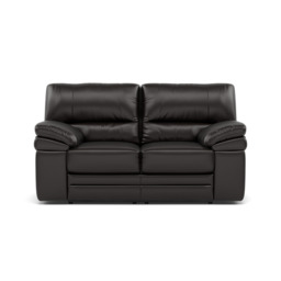 Gino 2 Seater Recliner Sofa - 2 Seater Power Recliner Sofa with USB Cat 60 - Power Recliner with USB - Cat-60/09 Montana Black Coffee - thumbnail 1