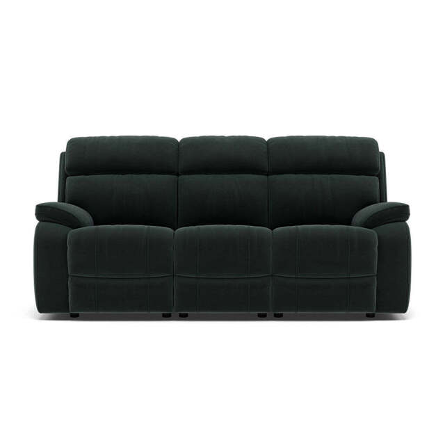 Galaxy 3 Seater Sofa - 3 Seater Fabric - FAB-MEG-21  CHARCOAL GREY - image 1