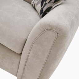 Amour Corner Sofa - Corner Group with Stool Chaise Left Grade D - Left Hand Facing - Pillow Back / Mid Oak / Aaron Mink - thumbnail 5