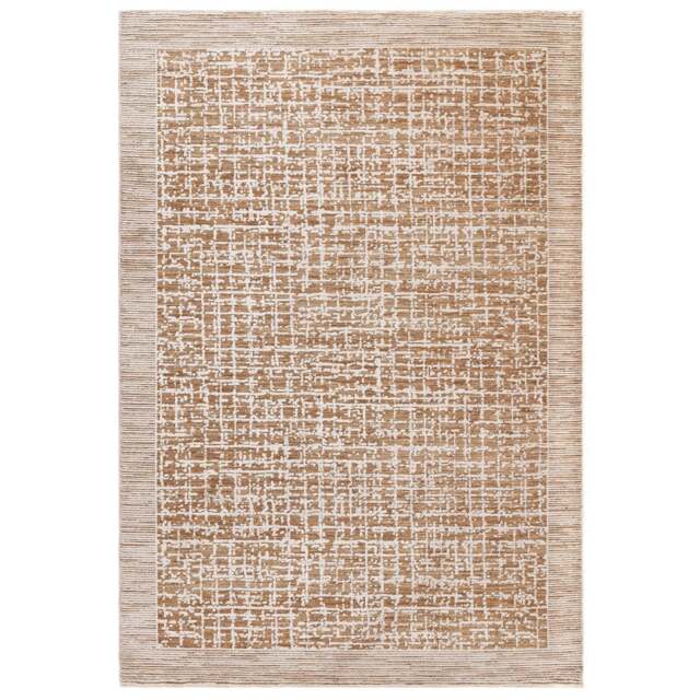 Amari Orange Grid Rug - AN11 120 x 160cm - 120cm x 160cm - image 1