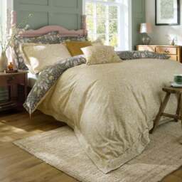 William Morris At Home Spring Thicket Mineral Duvet Set - Spring Thicket Mineral Double Duvet Set - thumbnail 2