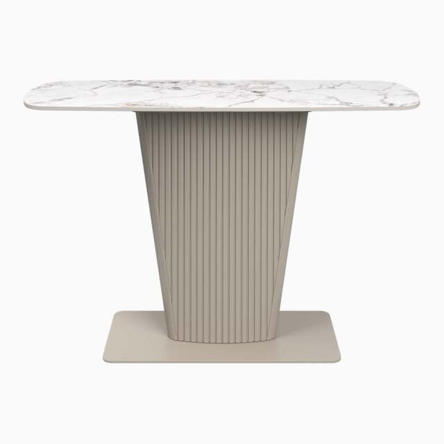 Celestia Console Table White - Console Table White Ceramic - image 1