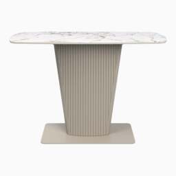 Celestia Console Table White - Console Table White Ceramic - thumbnail 1