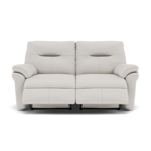 G Plan Seattle Large 2 Seater Recliner Sofa - 2.5 Seater Manual Double Recliner Grade L - Manual Recliner - L840 Cambridge Chalk - image 1