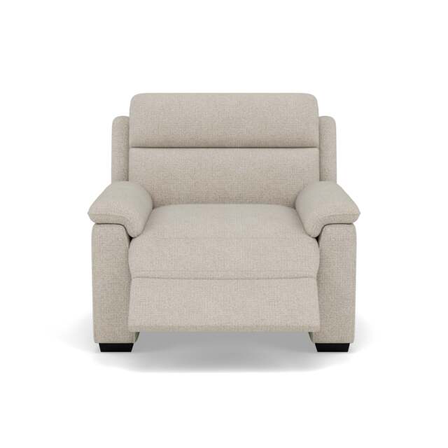 Eldon Recliner Armchair - Power Recliner Chair  Fabric - Power Recliner with USB - FAB-MIL-110 SAND - image 1