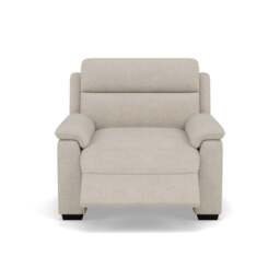 Eldon Recliner Armchair - Power Recliner Chair  Fabric - Power Recliner with USB - FAB-MIL-110 SAND - thumbnail 1