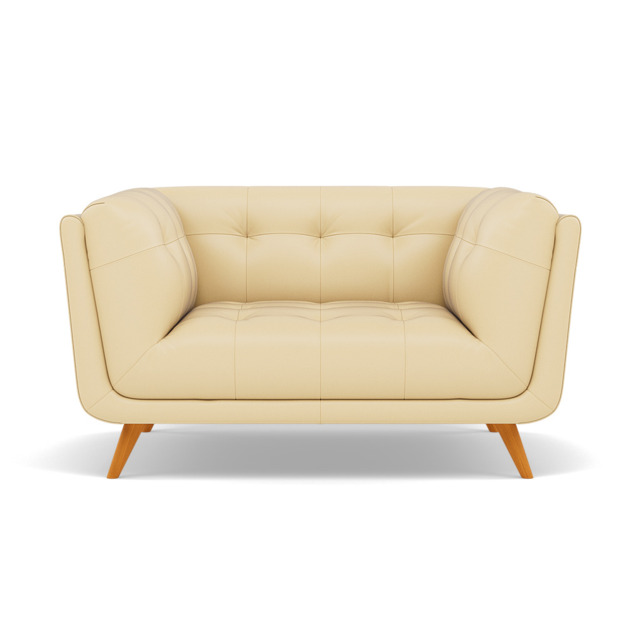 Siena Loveseat - 1.5 Seater Sofa Cat 60 - Cat-60/04 Montana Vanilla Cream - image 1