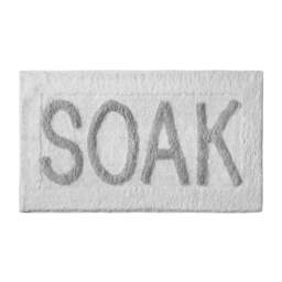 Catherine Lansfield Soak Bath Mat White - DISC Soak Bath Mat White - thumbnail 3