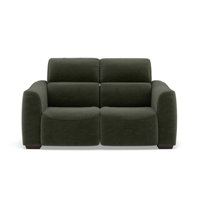 Beck 2 Seater Sofa - 2 Seater Sofa Fabric - FAB-CAN-352 FORREST GREEN - image 1