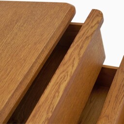 Serene 3 Drawer Bedside Cabinet - 3 Drawer Bedside Oak / Oak Veneer - thumbnail 6