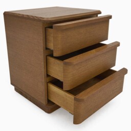 Serene 3 Drawer Bedside Cabinet - 3 Drawer Bedside Oak / Oak Veneer - thumbnail 9