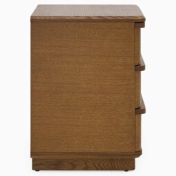 Serene 3 Drawer Bedside Cabinet - 3 Drawer Bedside Oak / Oak Veneer - thumbnail 4