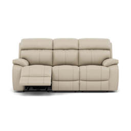 Galaxy 3 Seater Recliner Sofa - 3 Seater Sofa 2 Manual Recliners Cat 20S - Manual Recliner - BXS-041E SILVER GREY