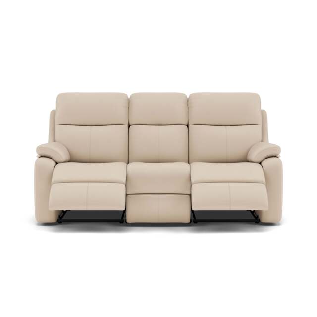 G Plan Kingsbury 3 Seater Recliner Sofa - 3 Seater Power Double Recliner with USB Grade L - Power Recliner with USB - L843 Cambridge Stone - image 1