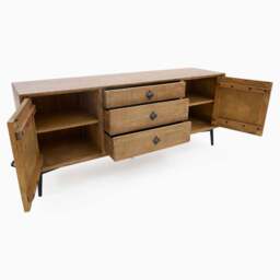 Coralia Sideboard - Large Sideboard Reclaimed Solid Wood - thumbnail 8