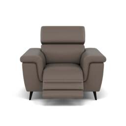 Sparta Recliner Armchair - Chair W/ Power Recliner W/ Power Headrest Cat M/S - Power with Power Headrest & USB - M5655 Melbourne Dark Grey - thumbnail 1