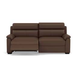 Eldon 3 Seater Power Recliner - 2.5 Seater Sofa 2 Power Recliners CAT20S - Power Recliner Power Footrest Headrest & USB - NWS-512E CACAO BROWN - thumbnail 1
