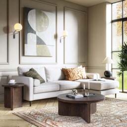 Sonoma Round Coffee Table - Round Coffee Table Oak - thumbnail 2