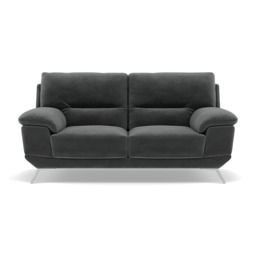 Zuco 2 Seater Sofa - 2 Seater Sofa Fabric - FAB-MEG-20  PEWTER - thumbnail 1