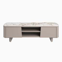 Celestia TV Unit White - TV Unit White Ceramic - thumbnail 1