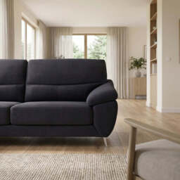 Bolero Corner Sofa - Combination 1 2 Piece Corner Left Terminal Fabric - Left Hand Facing - SFA-PEY-10 CHARCOAL - thumbnail 4