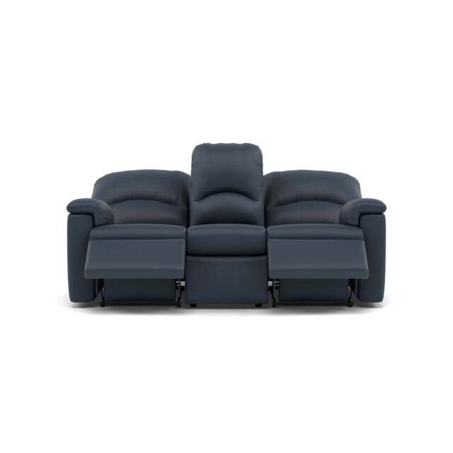 G Plan Chloe 3 Seater Recliner Sofa - 3 Seater Power Recliner Sofa Double Grade L - Power Recliner - L851 Cambridge Navy - image 1