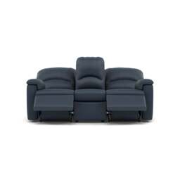 G Plan Chloe 3 Seater Recliner Sofa - 3 Seater Power Recliner Sofa Double Grade L - Power Recliner - L851 Cambridge Navy - thumbnail 1
