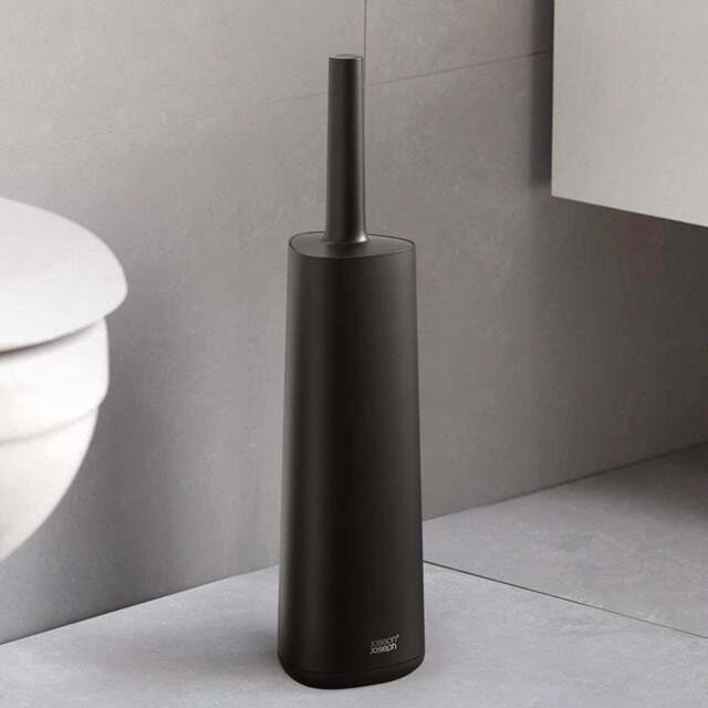 Joseph Joseph Bathroom Black Toilet Brush - Flex 360 Toilet Brush Matt Black - image 1