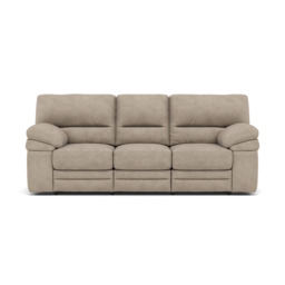 Gino 3 Seater Recliner Sofa - 3 Seater Power Recliner Sofa with USB F8 - Power Recliner with USB - Darwin Mink 50366 - thumbnail 1
